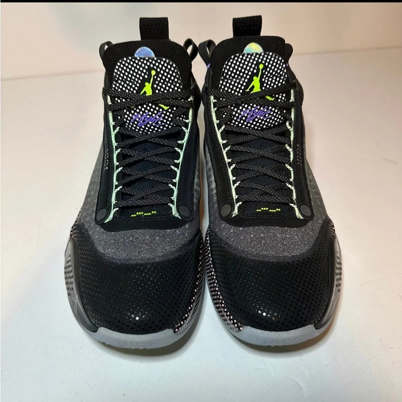 Nike Air Jordan XXXIV Low Black Vapor Green Bleached Coral Men’s 11.5 CZ7750-003 - Picture 7 of 9